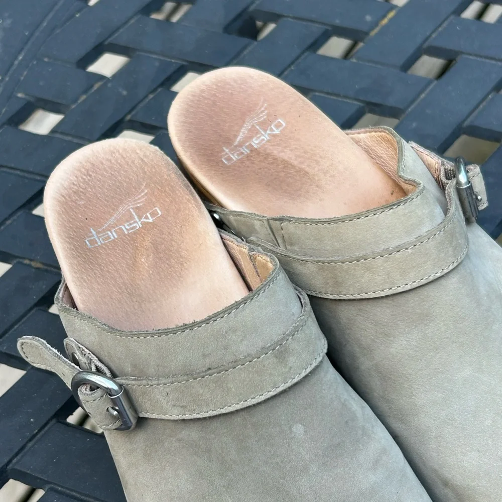 Dansko Baylor Mules Clogs with Buckle Detail for Women - Picture 11 of 12